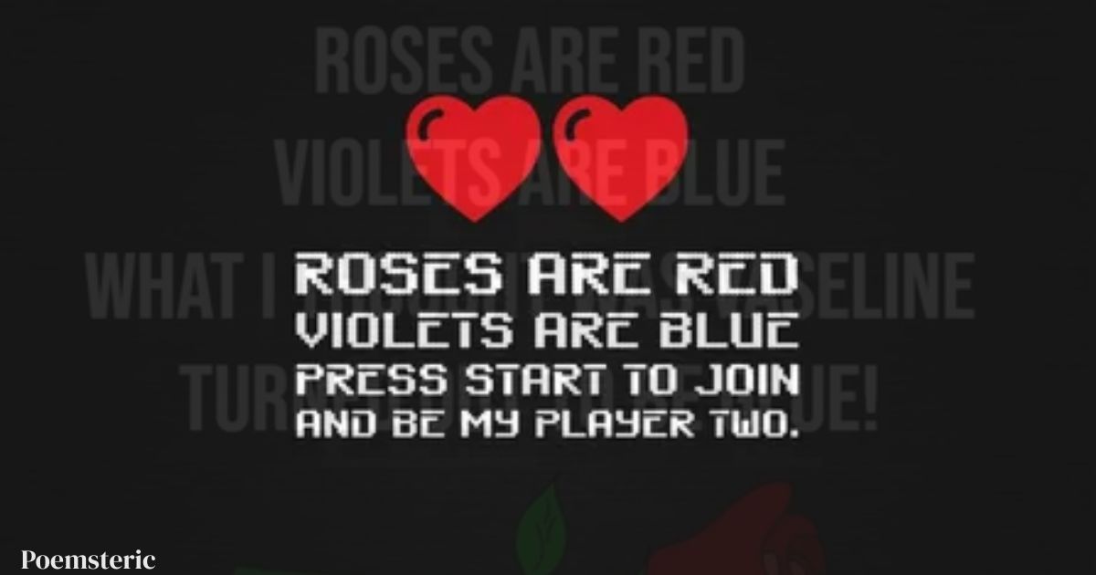 Red roses and vintage paper with handwritten dirty roses are red poems, featuring flirty adult verses and romantic bedroom lighting