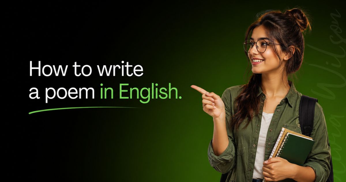 How to write a poem in English guide